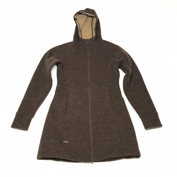 Outdoor Research Womens Salida Long Hoody Wool Size S brown - Picture 1 of 10